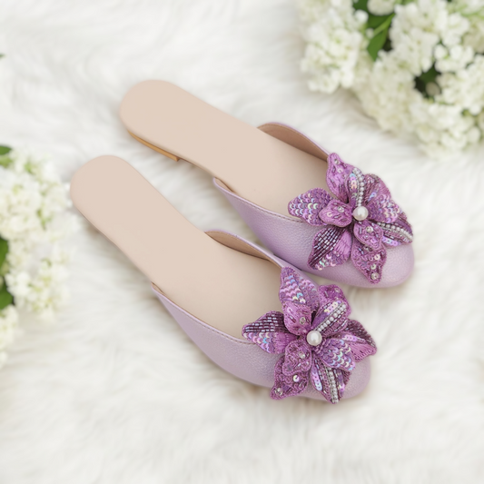 Roselle Lilac Mule